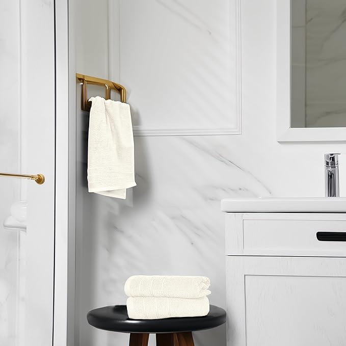 Tens Towels Pack of 6 Hand Towels, 100% Cotton, Lighter Weight, Quick to Dry - Image 4