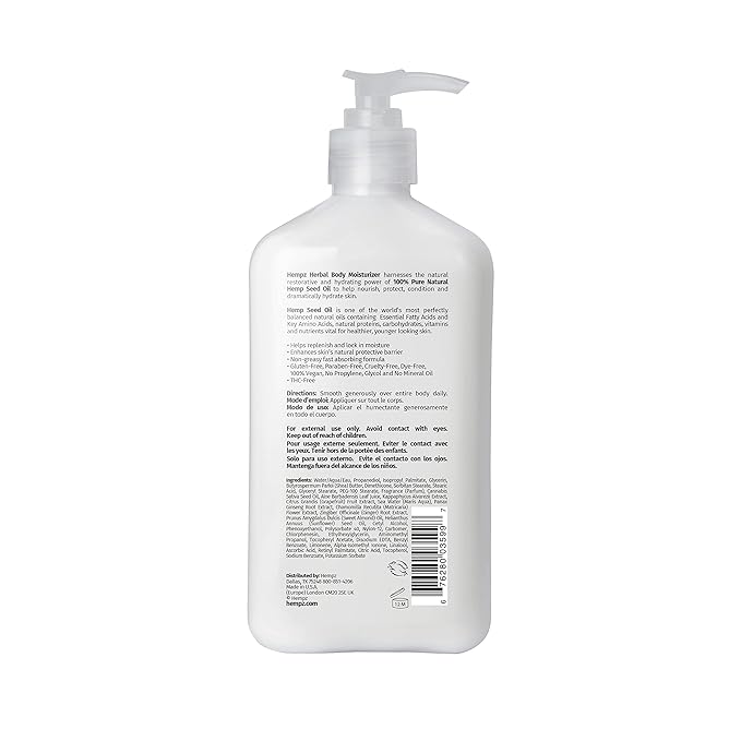 HEMPZ Body Lotion Pink Pomelo & Himalayan Sea Salt Daily Moisturizing Cream - Image 2