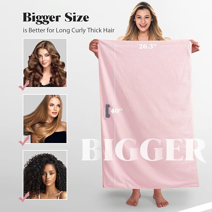 MABAO Microfiber Hair Towel Wrap - Image 2