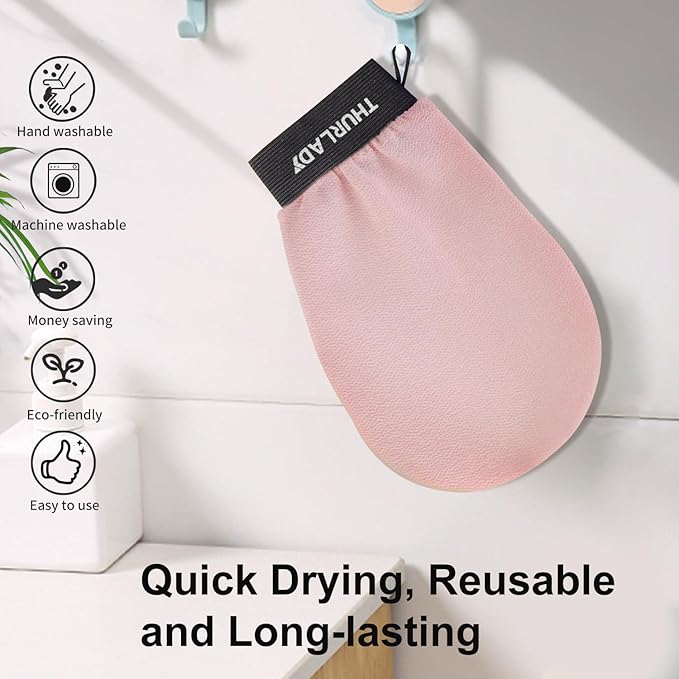 Exfoliating Glove, Korean Exfoliating Mitt Body Scrubber, Viscose Fiber Bath - Image 6