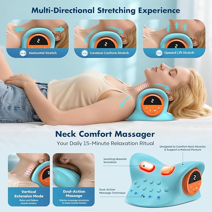 Neck Massager 2026, 4-in-1 Neck & Shoulder Massager - Image 3