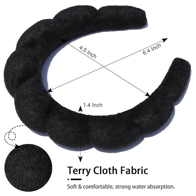 Spa Terry Cloth Headbands - Image 2