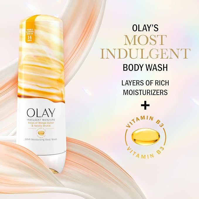Olay Body Wash for Women, Indulgent Moisture, 24hr Moisturizing & Nourishing - Image 5