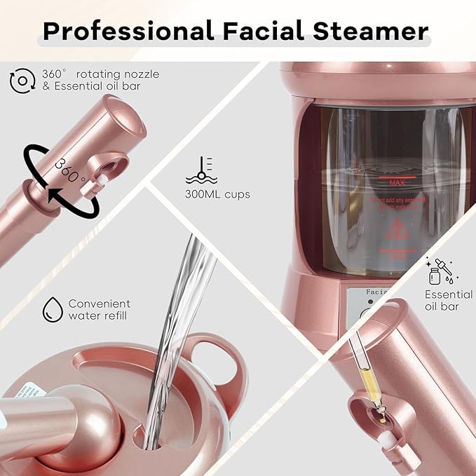 Facial Steamer, Professional Face Steamer Tabletop - Image 2
