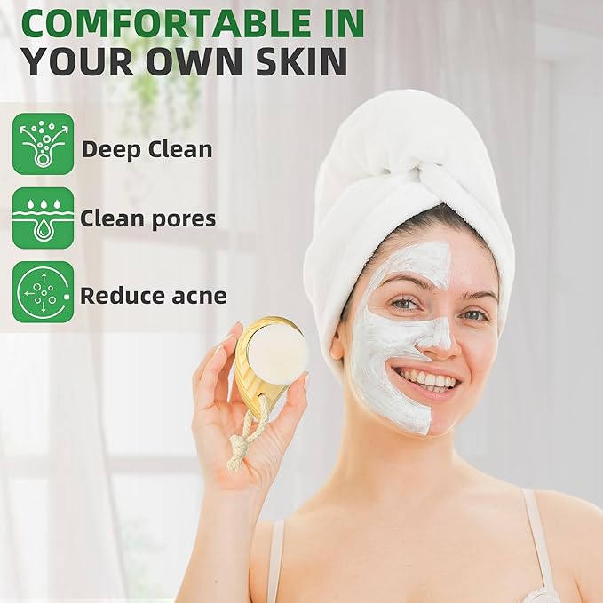 Zeutch Premium Face Scrubber Set, Facial Cleansing Brush - Image 2