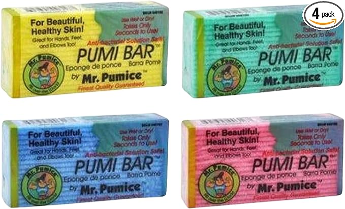 Mr. Pumice Callus Remover PUMI Bar: Pedicure Stone & Foot/Heel Scrubber by MrPumice