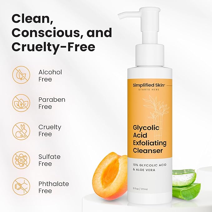 Simplified Skin Glycolic Acid Face Wash - Image 7