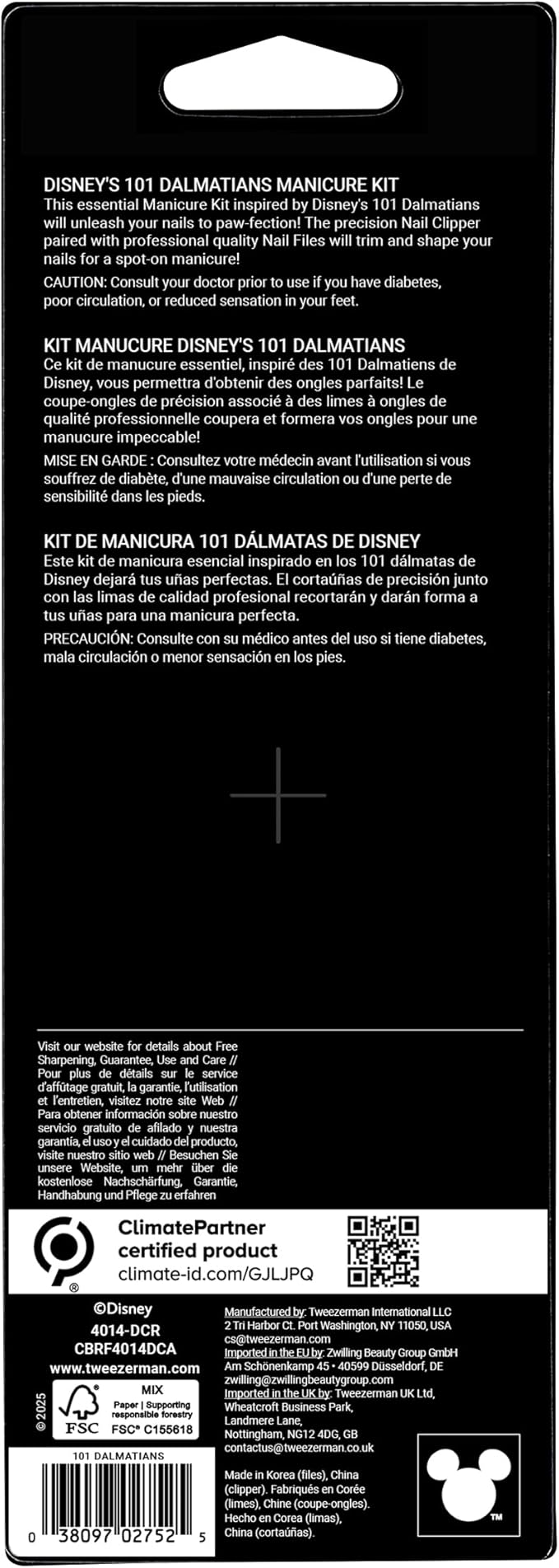 Tweezerman Disney's 101 Dalmatians Manicure Kit - Image 8