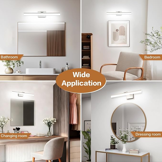 SOLFART Vanity Lights for Bathroom: 24 Inch Bathroom Lighting Fixtures Over - Image 7