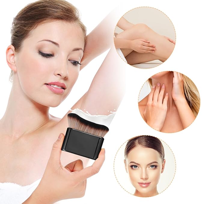 Self Tan Brush Soft Body Makeup Brush Portable Self Tanning Brush Self Tanner - Image 5