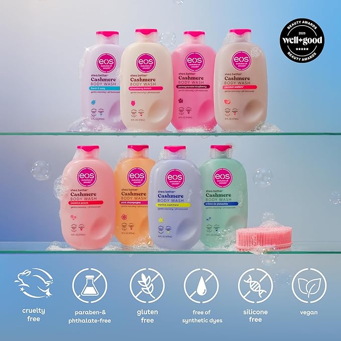 eos Cashmere Body Wash – Fresh & Cozy, Moisturizing Body Wash, Creamy Gel - Image 8