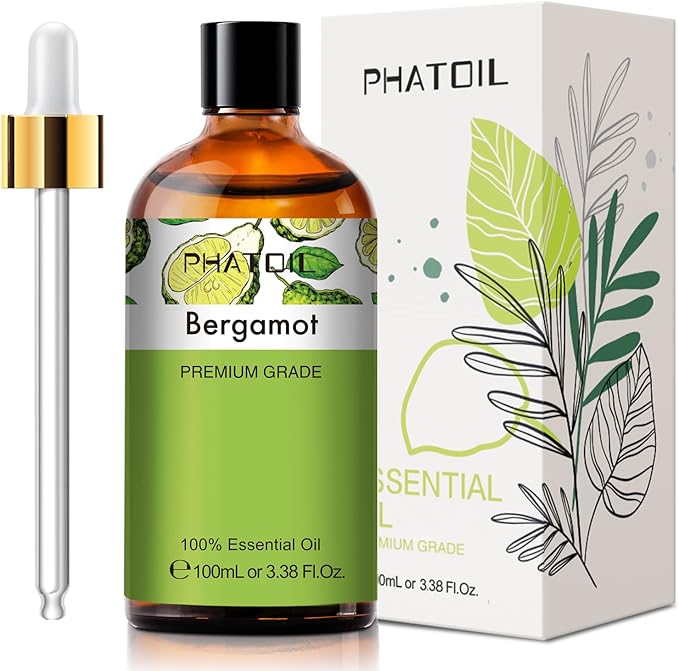 PHATOIL 3.38FL.OZ Bergamot Essential Oil, by PHATOIL