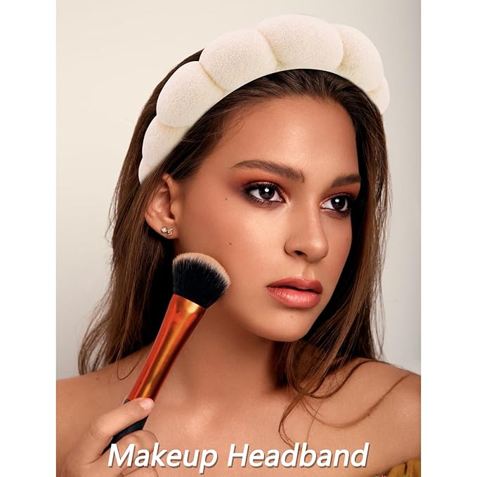 VELSCRUN Spa Headbands for Wash Face, Makeup Headband, Facial Skincare Headbands - Image 3