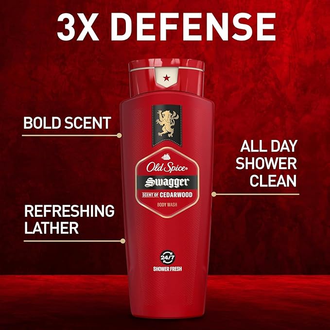 Old Spice Red Zone Body Wash Swagger 16 oz - Image 2