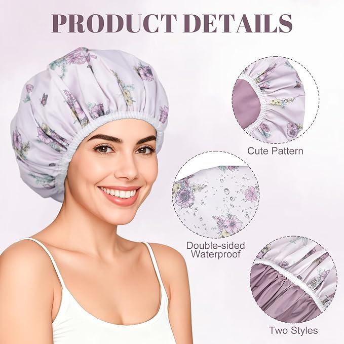 Pengxiaomei Double-Sided Shower Cap - Image 4