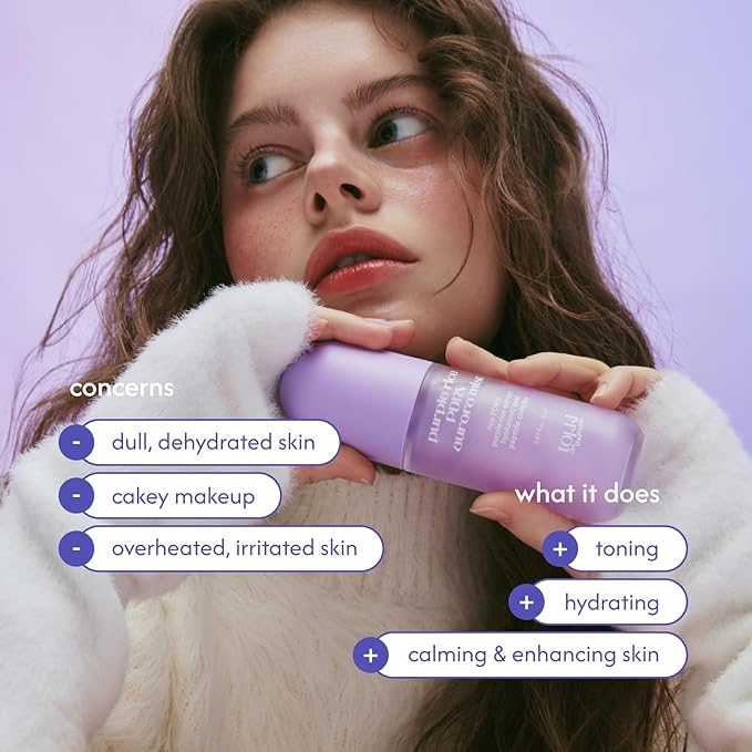 Purple Rice PDRN Aurora Mist | Hydrating Facial Toner Mist | Skin Barrier - Image 7