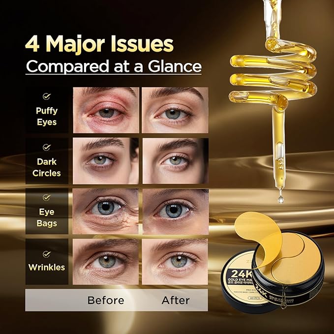 24k Gold Eye Patches - Image 8