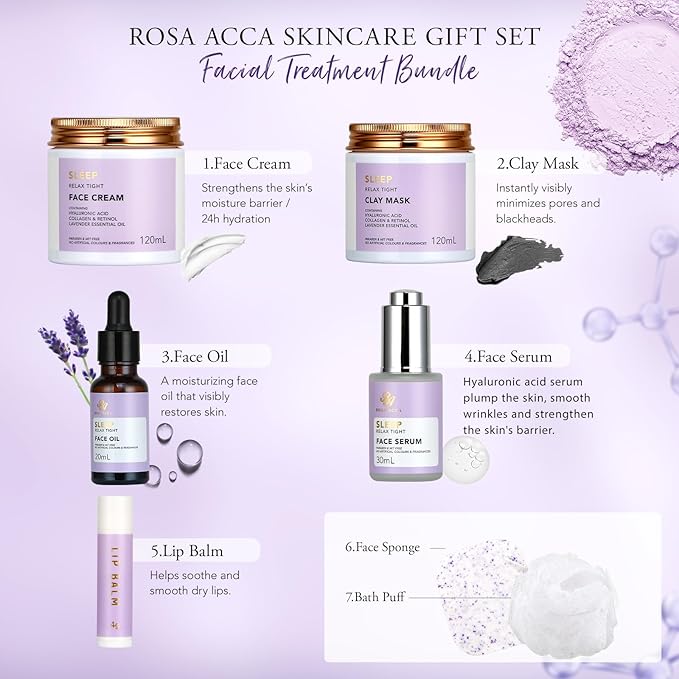 Mother's Day Gift for Mom, Bath & Body Gifts Basket Set, Self Care Kit - Image 2
