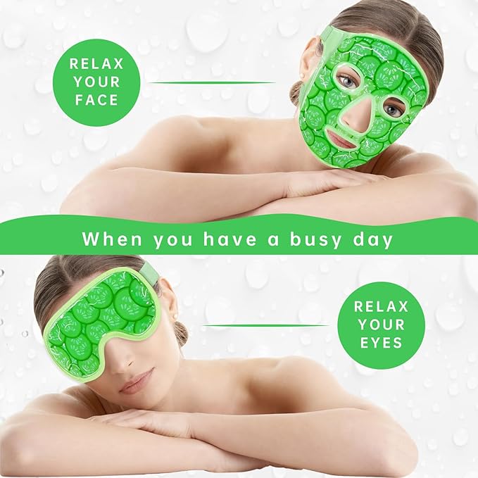 ZNÖCUETÖD Face Eye Mask Ice Pack - Image 4