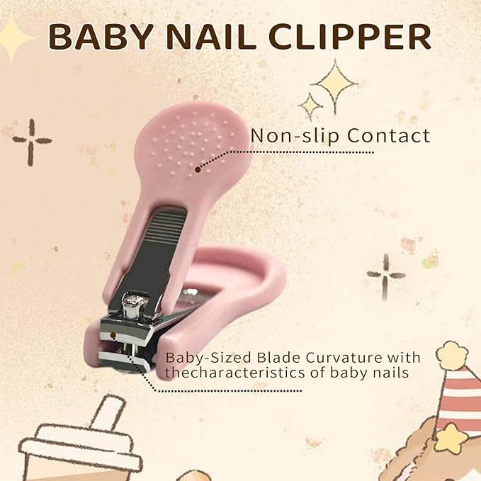 Baby Nail Kit with Cute Owl Case – Newborn Manicure & Pedicure Set with Nail - Image 2