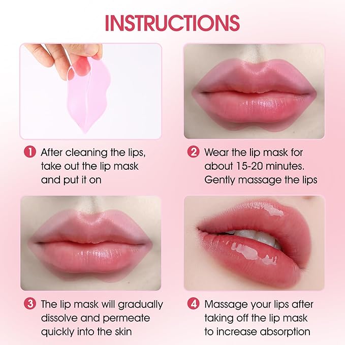 30 pieces of Moisturizing Collagen Crystal Lip Mask - Image 7