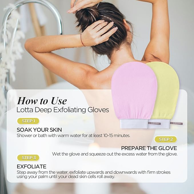 LOTTA Deep Exfoliating Mitt 2pcs - Image 6