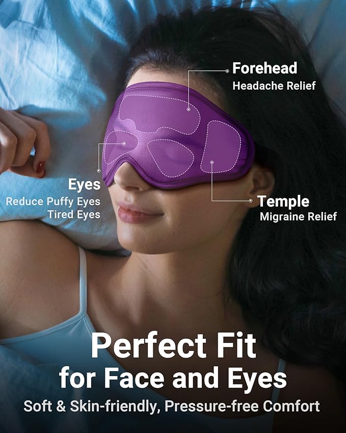 Cooling Eye Mask for Puffy Eyes: Fsa Eligible Items Hsa, Ice Eye Pack for - Image 4