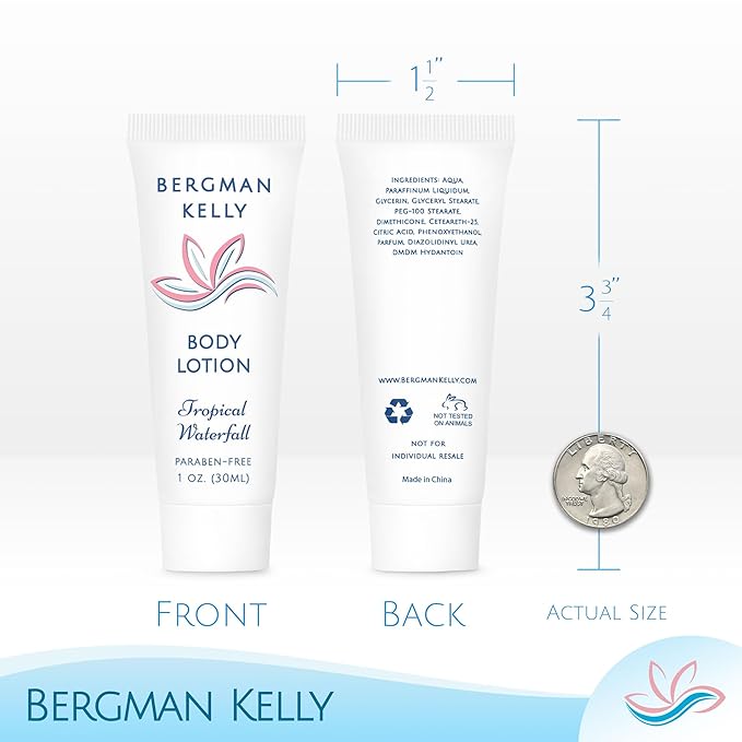 BERGMAN KELLY - Travel Size Lotion - 1 fl oz, 18000 PK, Tropical Waterfall - - Image 3