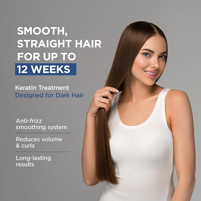 KATIVA Brazilian Keratin Hair Straightening Treatment Brunette, 12 Weeks Smooth - Image 3
