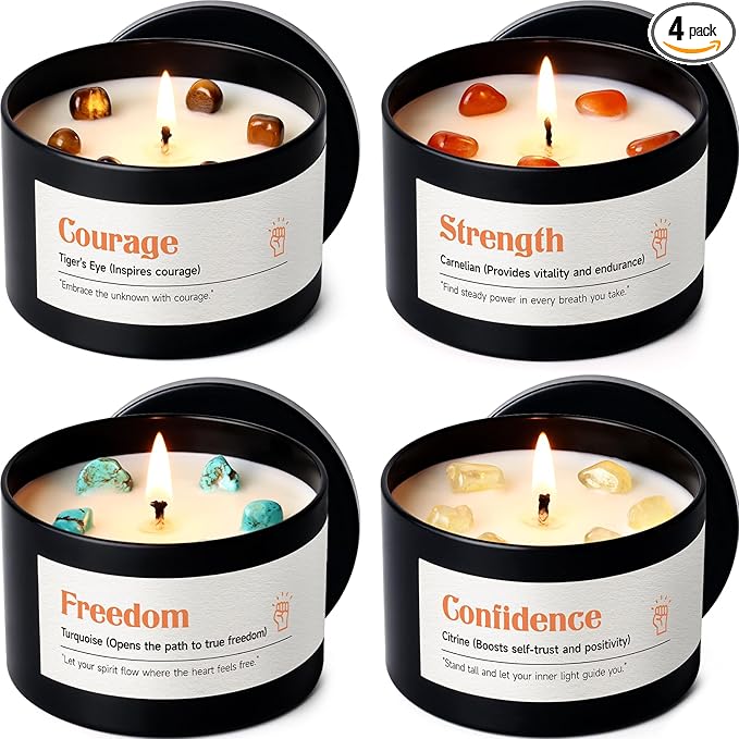 AOOVOO Crystal Empower Candles Set by AOOVOO