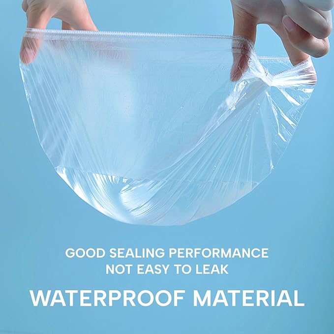 YIZIJIZI 50PCS Disposable Shower Caps, Large Thick Clear Waterproof Shower Cap - Image 6