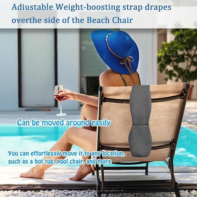 REEZEIVI Hot Tub Headrest Pillow, Chaise Lounge Pillows Outdoor 3D air mesh - Image 4