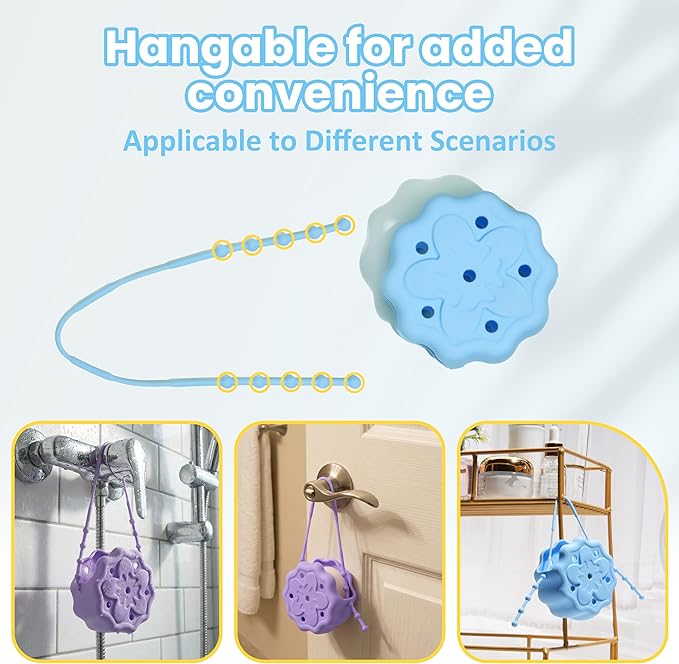 Purple Shower Steamer Tray, Hangable and Reusable Shower Steamer Holder/Hanger - Image 4