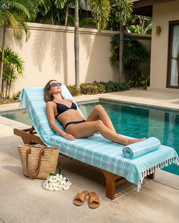Cotton Turkish Beach Towel - Image 6