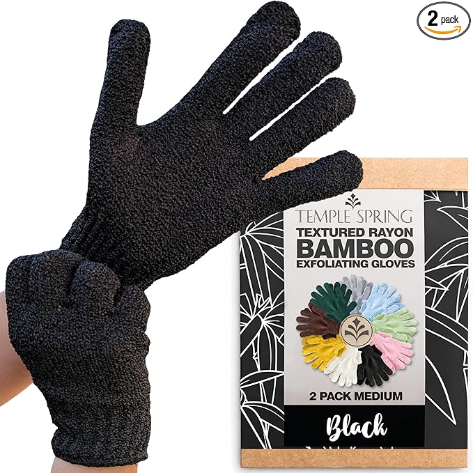 Temple Spring Shower Gloves Exfoliating by TempleSpring%7CRelaxRefreshRecharge