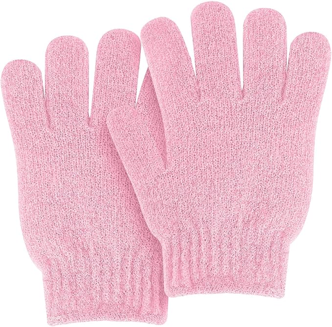 MOLOPPO 2 PCS Exfoliating Glove, Scrub Gloves Exfoliating, Body Exfoliator - Image 7