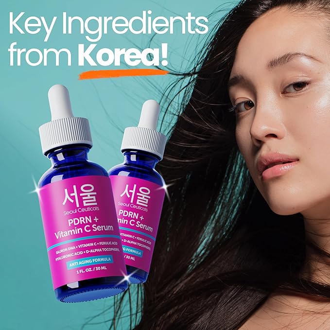 SeoulCeuticals PDRN Serum Salmon DNA Vitamin C Serum – Korean Skincare Anti - Image 9