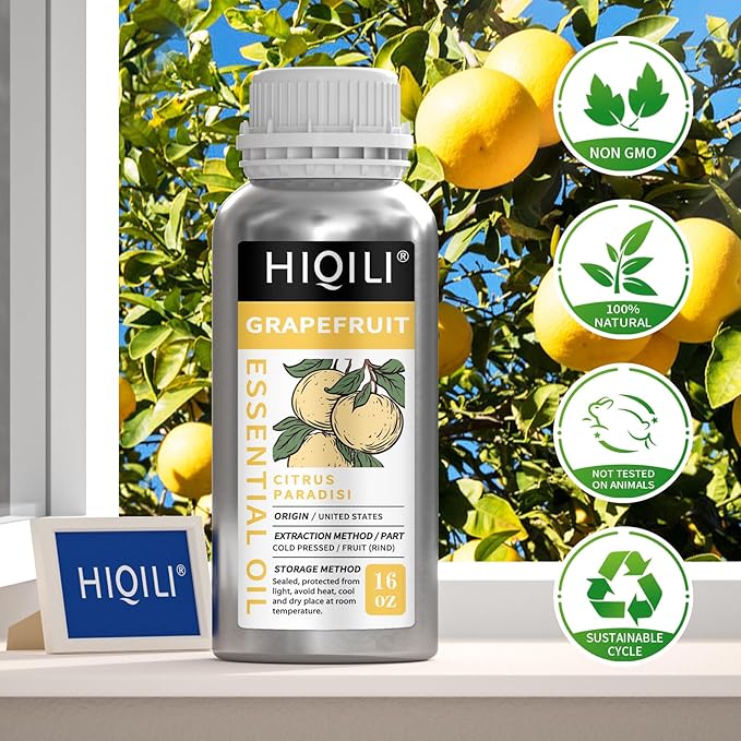 HIQILI 16 Fl Oz Grapefruit Essential Oil, - Image 6