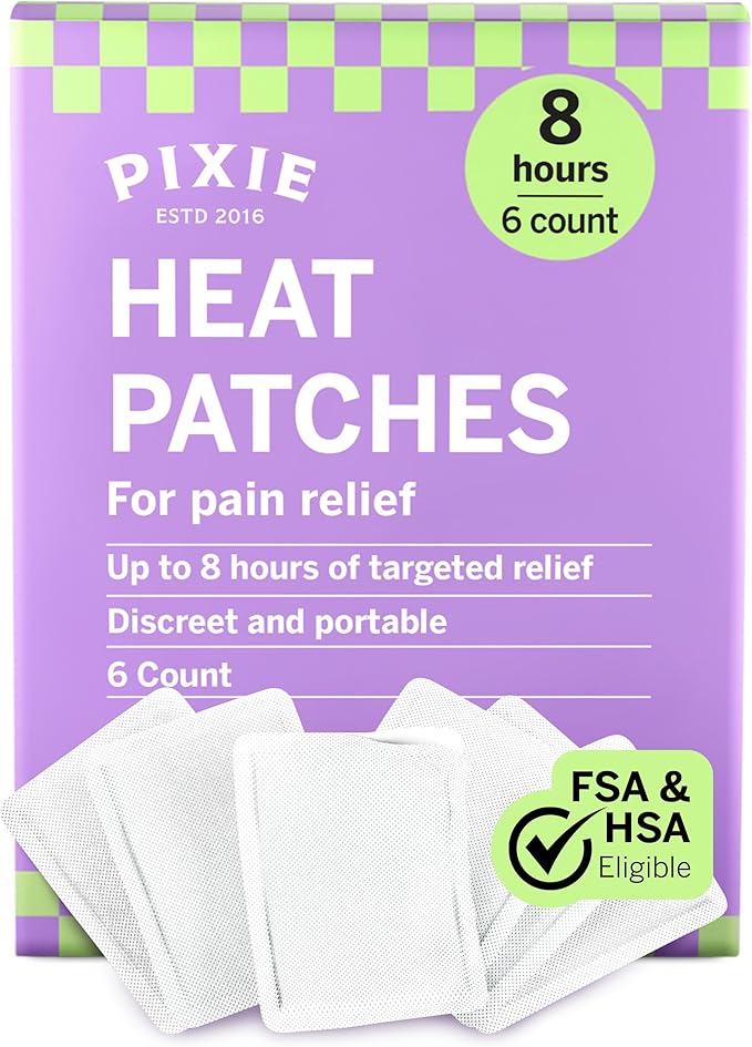 Pixie Period Cramps Menstrual Pain Relief Heat Patches by PixieDot