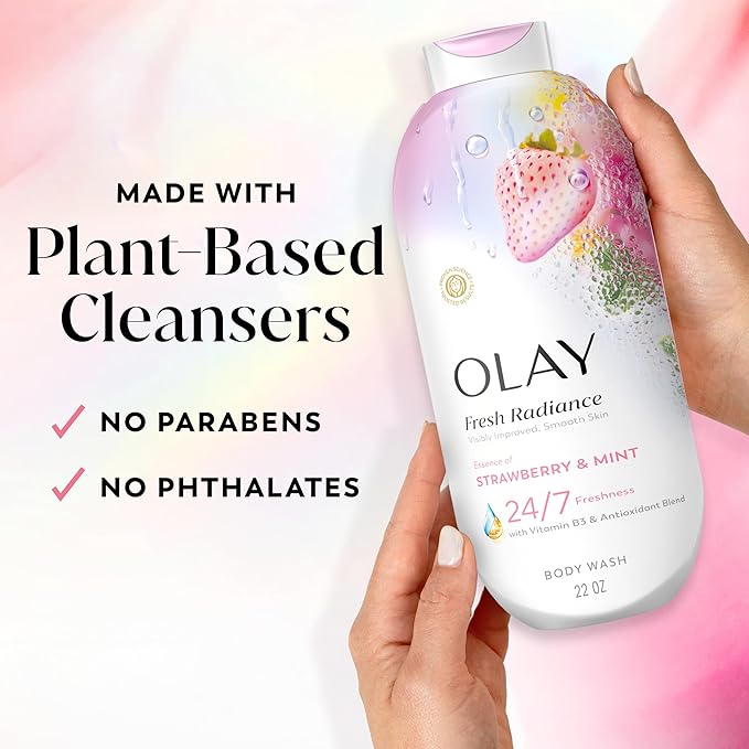 Olay Body Wash for Women, Fresh Radiance, 24/7 Skin-Loving Freshness, Visibly - Image 5