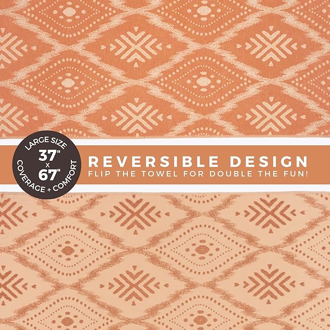FESHKA Sand Proof Turkish Beach Towel – Oversized, Quick Dry & Lightweight - Image 5