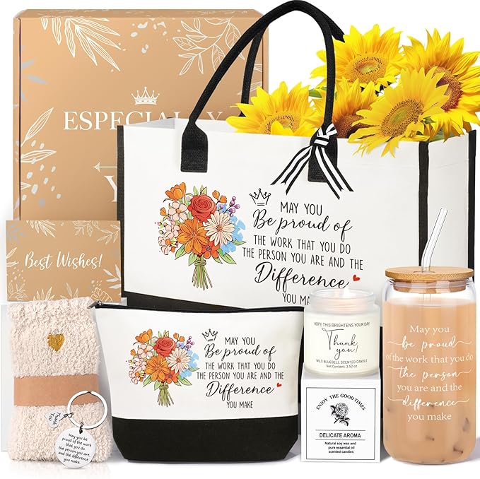 iAOVUEBY Thank You Gifts for Women, Employee Appreciation Gifts Baskets for by iAOVUEBY