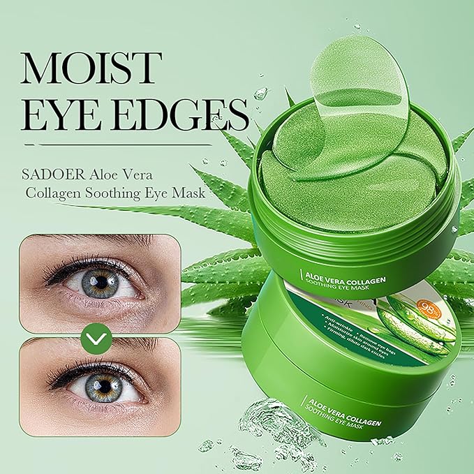 Aloe Vera Under Eye Masks, Eye Bags, Puffy Eyes and Dark Circles Treatments - Image 2