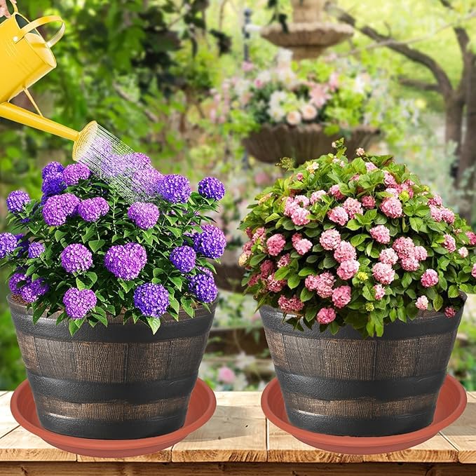 2 Pack of 22 inch Extra Large Plant Saucer, Extra-Deep 3.4" Plant Tray - Image 4