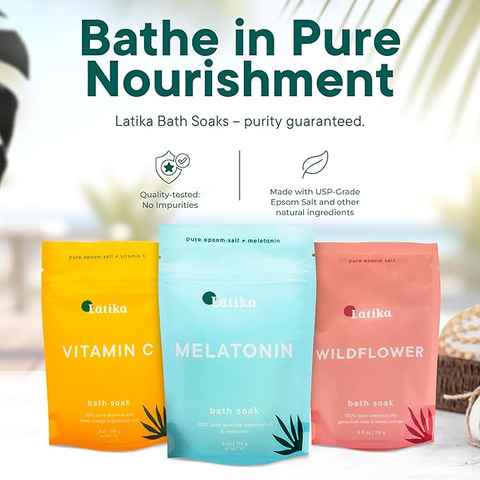 Latika Bath Soak Stress Relief Set of 3 - Image 2