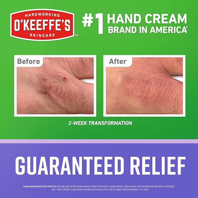 O'Keeffe's Working Hands Hand Cream Plus Night Treatment Cream Bundle - 7 oz - Image 5