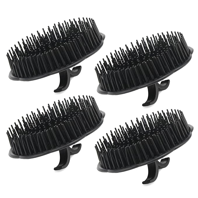 Segbeauty Mens Shampoo Brush, Massage Hair Brush Floriated Shower Comb by Segbeauty