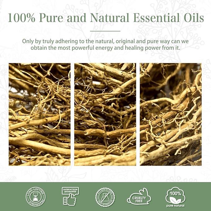 Vetiver Essential Oil, 1.01Fl.Oz PHATOIL Pure Essential Oil Singles - Image 6