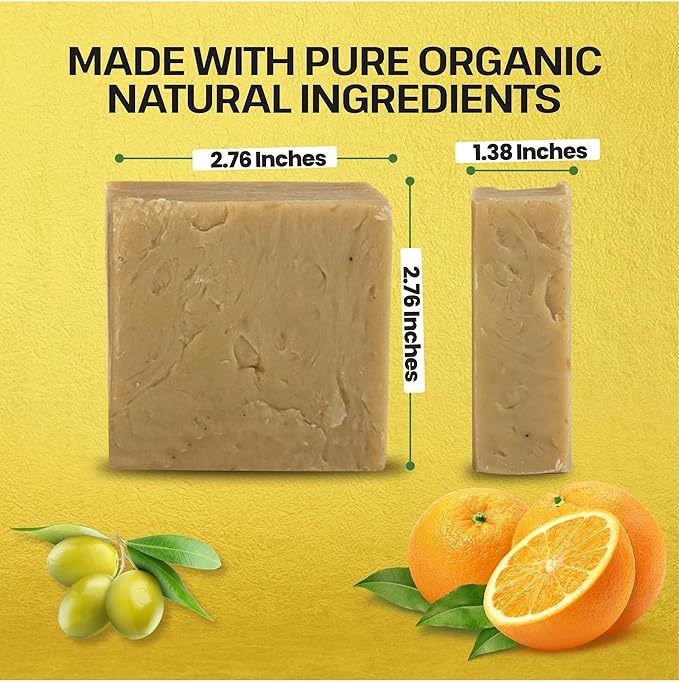 Dr.Ancient Citrus Soap Bar, Organic Soap Bars Handcrafted the Traditional Way - Image 9