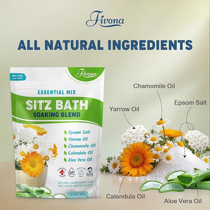 Fivona All Natural Sitz Bath Soaking Blend - Image 3